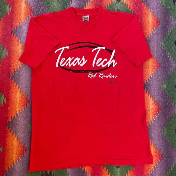 Vintage Shirts Vintage Texas Tech Single Stitch T Shirt Size